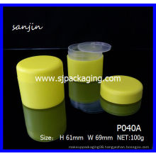 100ML recycled plastic cosmetic jars